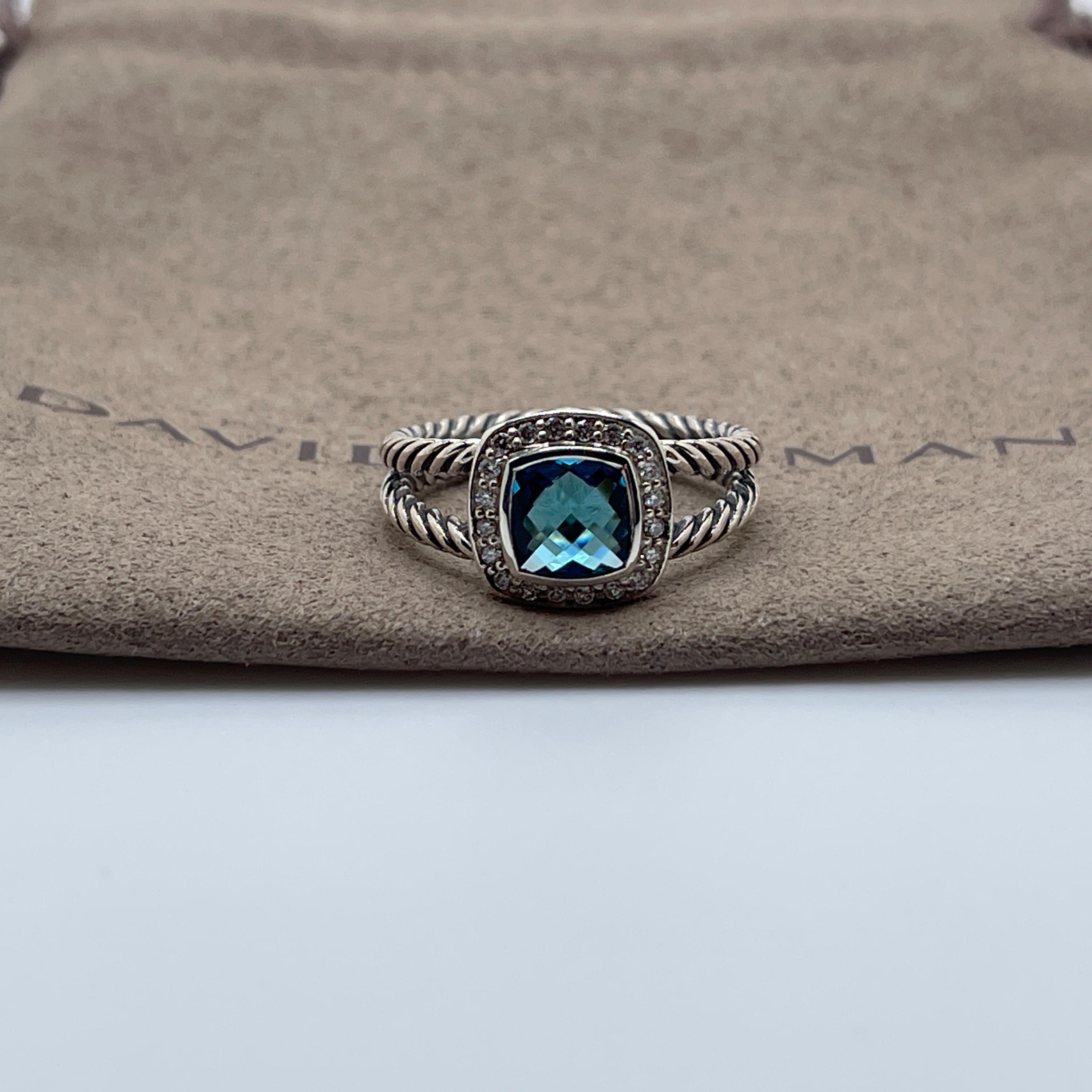 激レア‼︎ David YURMAN リング　ブルートパーズ　ヴィンテージ 激レア‼︎ David YURMAN リング ブルートパーズ ヴィンテージ