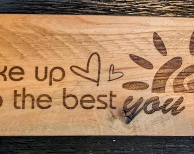 Personalized and Custom Lettered Wood Signs from Reclaimed Repurposed Wood- Messages of healing, wellness, love, acceptance, health, Pride!