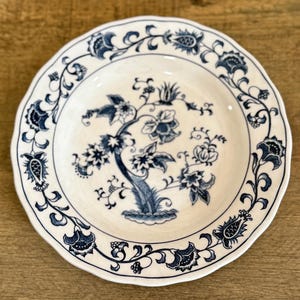 vintage nikko “Ming tree” pattern, double phoenix ironstone plate. discontinued