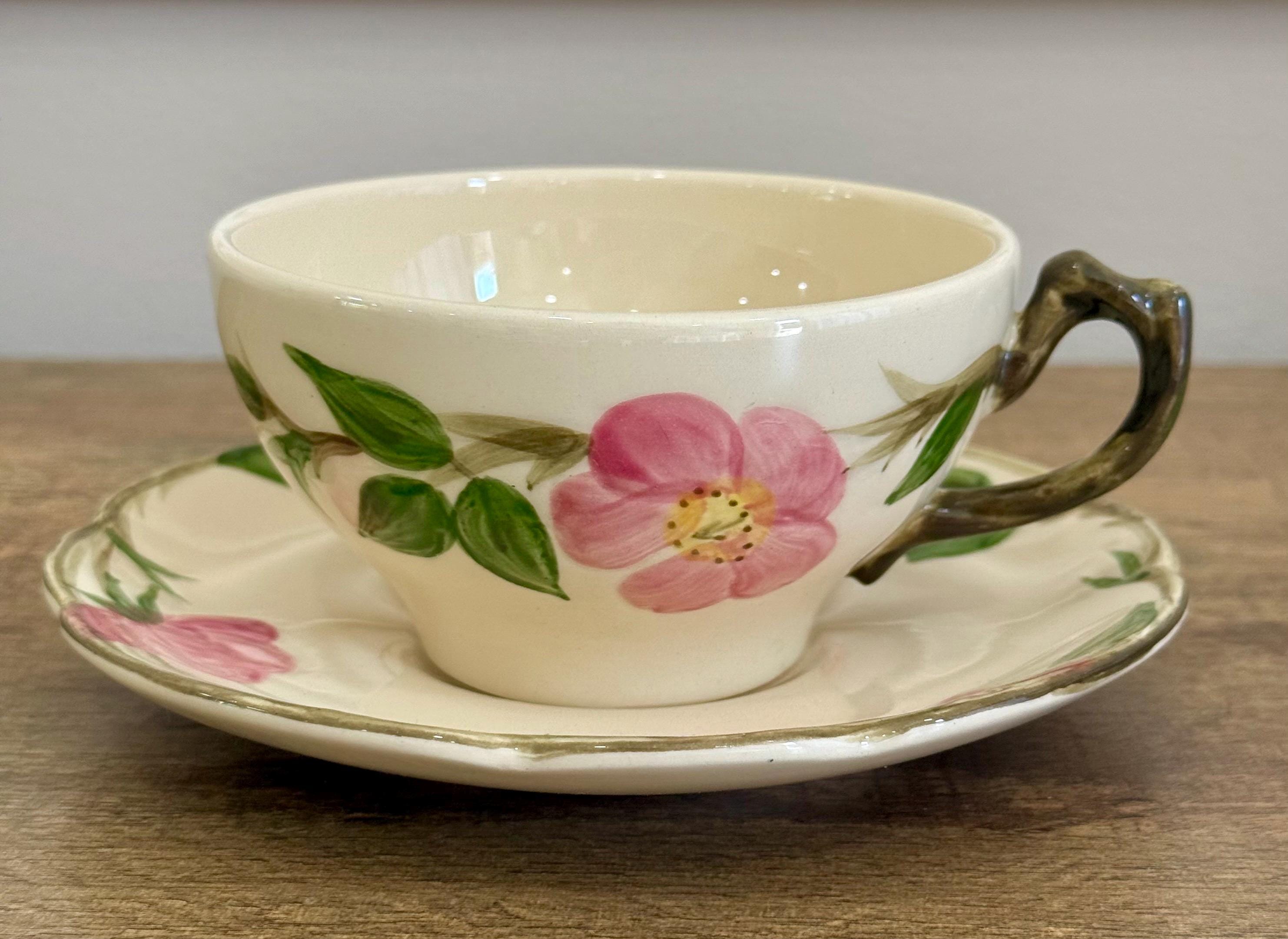 フランシスカン FRANCISCAN　デザートローズ カップ&ソーサー  ピンク フランシスカン デザートローズ ピンク 薔薇 花柄 ティーカップ