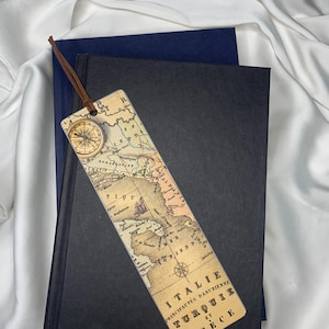 Vintage Bookmarks Set, Railway Ticket, Library Card, Treasure Map - Etsy