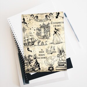 Diario de fantasía, cuaderno en blanco para escribir, diario creativo, diario para contar historias, regalos para escritores, cuaderno portátil