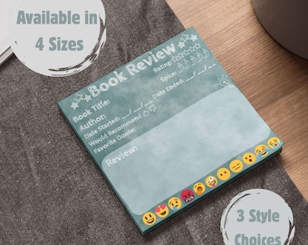 Boekrecensie Kladblok, leuke plaknotities, post-its lezen, literaire cadeaus, cadeau voor boekenliefhebbers, perfect voor boekenclubs, benodigdheden voor boekenjournaal