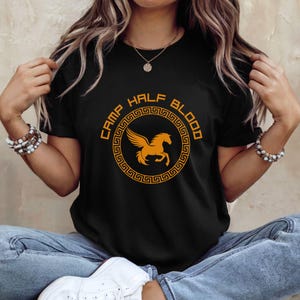 Camp Half-Blood Unisex Garment-Dyed T-shirt - Perfect for Percy Jackson Fans