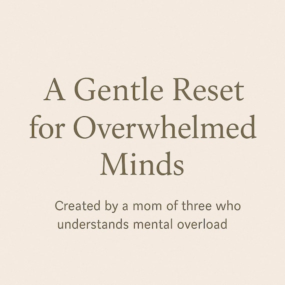 Feeling overwhelmed during the holidays?  Holiday Stress Relief Workbook | Overwhelm Reset Self-Care Journal (PDF)