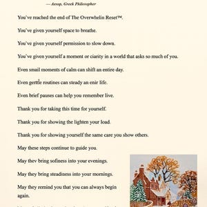 Feeling overwhelmed during the holidays? Holiday Stress Relief Workbook | Overwhelm Reset Self-Care Journal (PDF) image 6