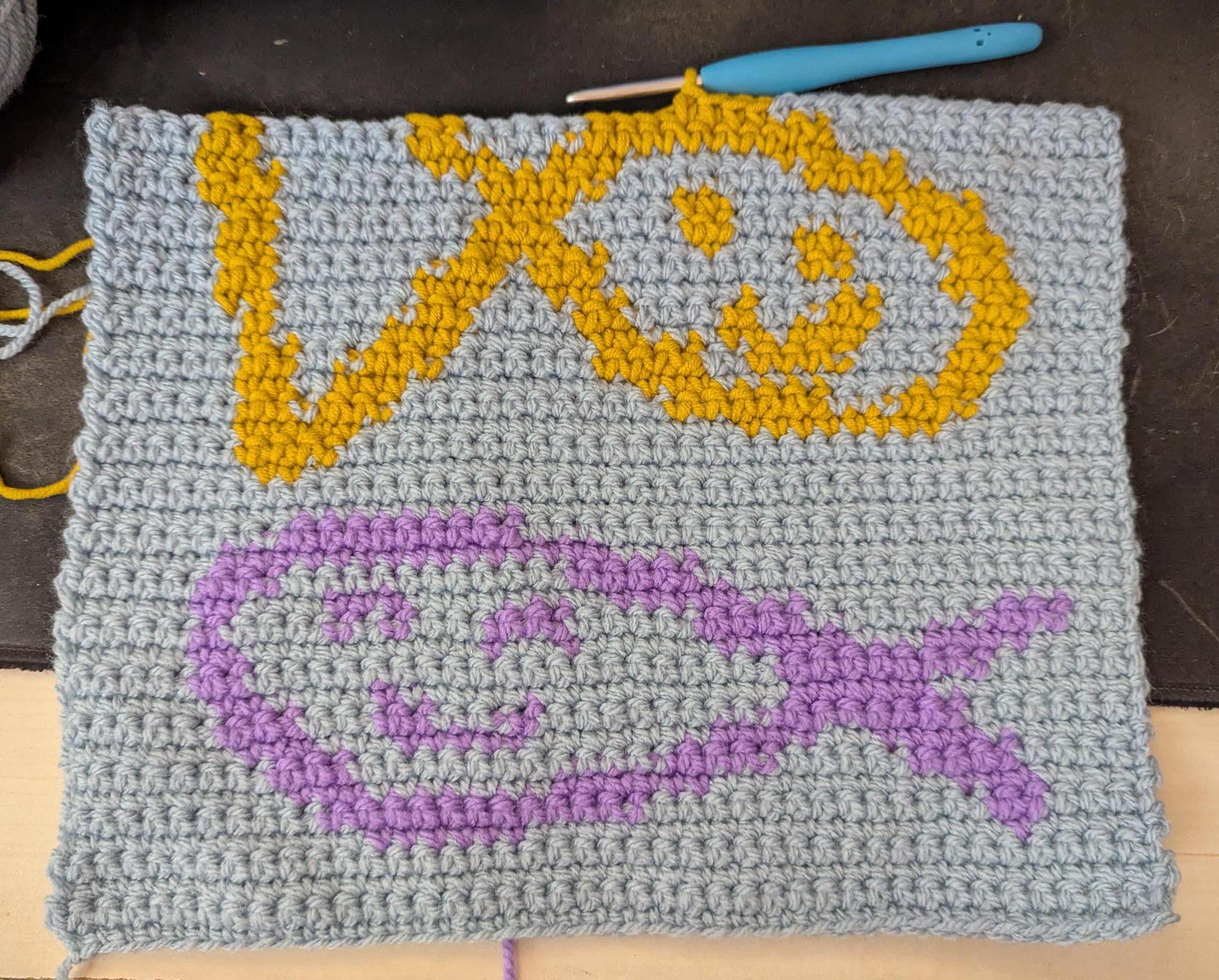 Happy Fishies Crochet Tapestry Pattern PDF Easy Wall Hanging Summer ...