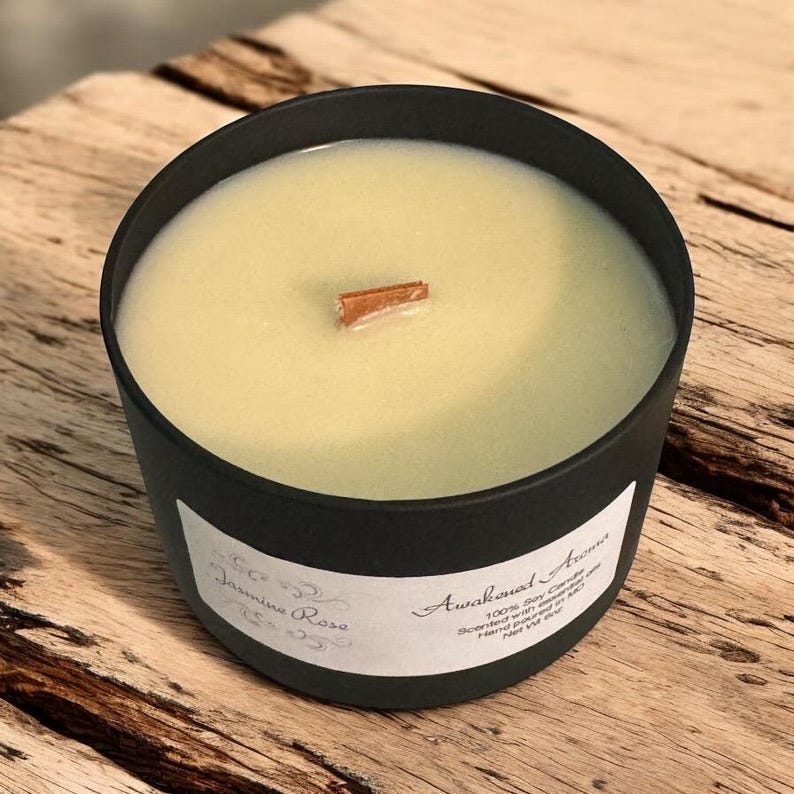 Soy Wax Candle: Essential Oils, Aromatherapy, Non-Toxic Burn, 6oz, Over 50 Scents image 6