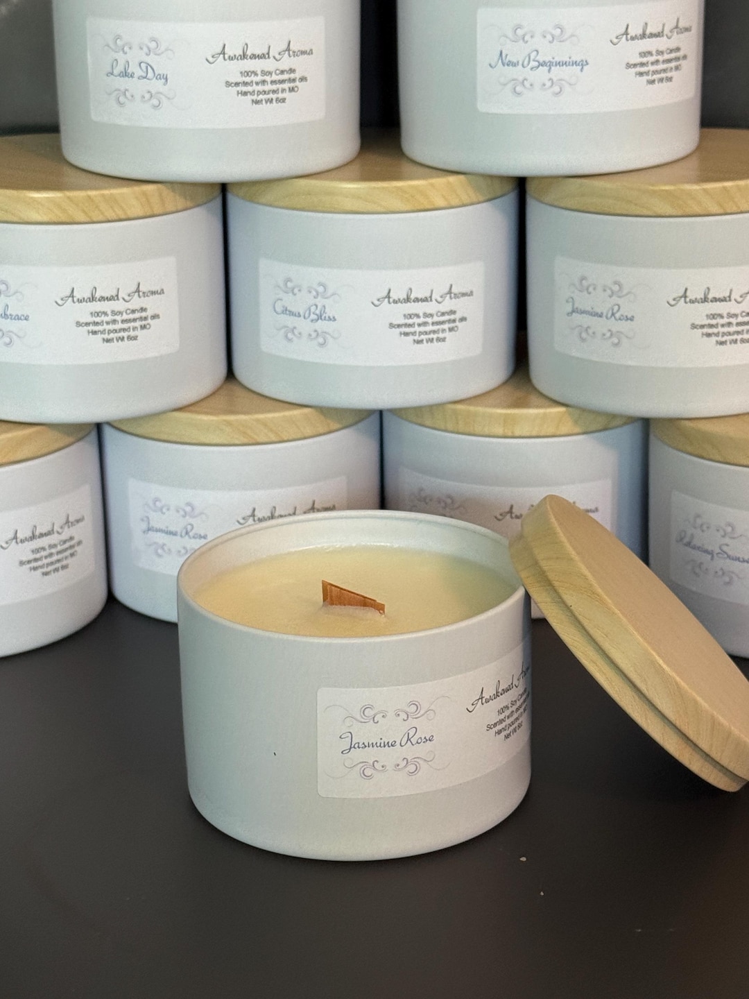 Essential Oil Soy Candle: Aromatherapy, Non-toxic, Hand-poured, Over 50 ...