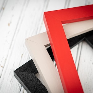 Anna Solid Color Picture Frame-Choose Your Size/Color- Narrow- Handmade Picture Frame- Minimal Modern Wood- Custom- 8x10, 5x7, 16x20, 9x12