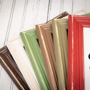 Lucy Picture Frame in Solid Wood for Photo or Art, Choose Your Size and Color! Custom Sizes Too– Best 8x10 Black Frame Gift for Her or Him