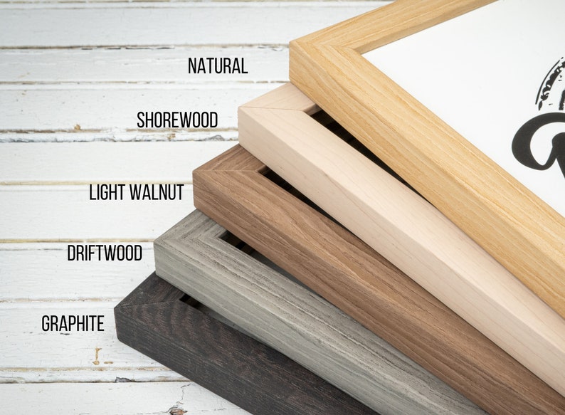 Handcrafted Narrow Savannah Picture Frame Choose Your Size Etsy