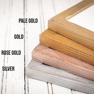 Weathered Emily - Choose Your Color/Size - Handmade Picture Frame - Solid Wood - Earthy Tones - Custom Sizes - Gallery Wall Decor immagine 6