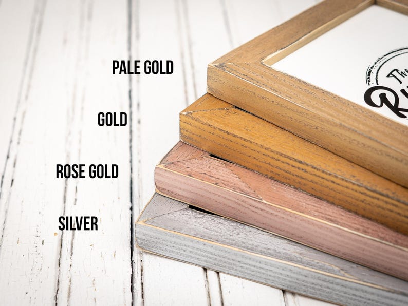 Weathered Emily - Choose Your Color/Size - Handmade Picture Frame - Solid Wood - Earthy Tones - Custom Sizes - Gallery Wall Decor immagine 6