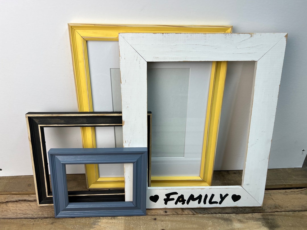 ON SALE Rustic Picture Frame Set 5x7 8x10 8.5x11 & 11x14 Etsy