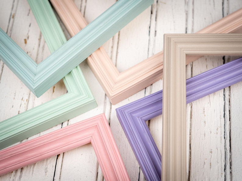 Katelyn Photo Frame - Handmade Solid Wood Picture Frame - Transitional Modern Design - Made to Order Housewarming Gift - Choose Size & Color image 4