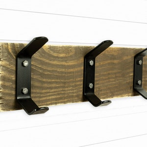 Heavy Duty Coat Rack- Steel Hangers- Industrial Hanging Coat Rack- Iron Metal Hangers- Farmhouse Decor- HANGING HARDWARE INCLUDED- Rustic