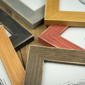 Distressed Everly Picture Frame, Rustic Picture Frame, Vintage Style Photo Frame, Choose Your Size & Color Frame, Wood Picture Frame, Everly