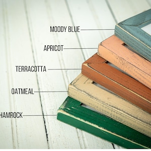 Weathered Emily - Choose Your Color/Size - Handmade Picture Frame - Solid Wood - Earthy Tones - Custom Sizes - Gallery Wall Decor immagine 5