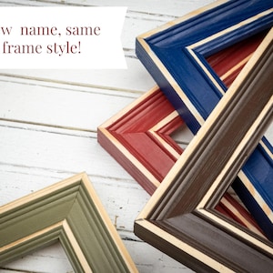 Distressed Charleston-Choose Your Color/Size-Handmade Picture Frame-Solid Wood-Wedding Decor-Custom Sizes-Gallery Wall Decor