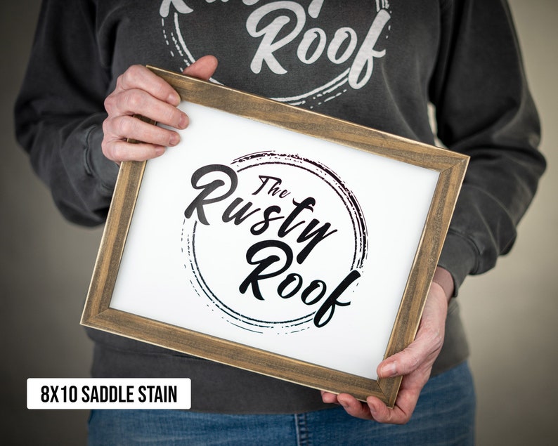 Emily Picture Frame Hanging Wood Frame Rustic Picture Frame Etsy