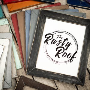 Weathered Everly Picture Frame, Rustic Picture Frame, Handmade Frame, Vintage Patina Wood Frame, Picture Frame, Weathered Everly Frame