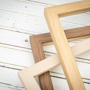 Handcrafted Narrow Savannah Picture Frame - 5 Wood Finishes to Choose From - Perfect for Any Room - Handmade Photo Frame - Choose Your Size image 9