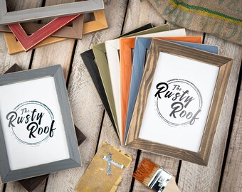 Emily Distressed Picture Frame, Picture Frames, Rustic Picture Frames, Picture Frame, Photo Frames, Picture Frames Wood, White Frames, Emily