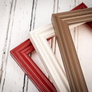 Katelyn Photo Frame - Handmade Solid Wood Picture Frame - Transitional Modern Design - Made to Order Housewarming Gift - Choose Size & Color image 6