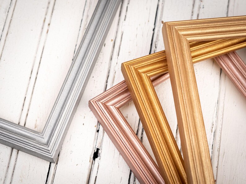 Katelyn Photo Frame - Handmade Solid Wood Picture Frame - Transitional Modern Design - Made to Order Housewarming Gift - Choose Size & Color 画像 9