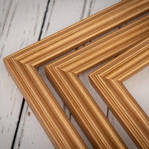 Katelyn Photo Frame - Handmade Solid Wood Picture Frame - Transitional Modern Design - Made to Order Housewarming Gift - Choose Size & Color image 5