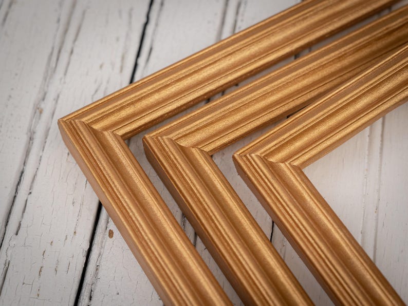 Katelyn Photo Frame - Handmade Solid Wood Picture Frame - Transitional Modern Design - Made to Order Housewarming Gift - Choose Size & Color image 5