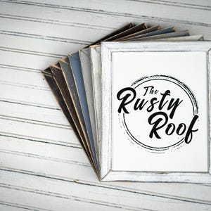 Weathered Emily - Choose Your Color/Size - Handmade Picture Frame - Solid Wood - Distressed Frame - Custom Sizes - Gallery Wall Decor image 3