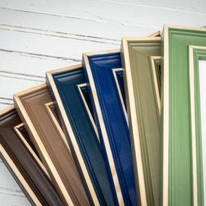 Distressed Charleston, Choose Your Size, Wood Frame, Teal Picture Frame, Purple Frame, Lilac Frame, Gallery Style Frame- Large Wall Frames image 7