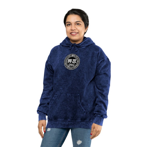 Unisex Mineral Wash OSU Hoodie Martial Arts OSU Hoodie Karate