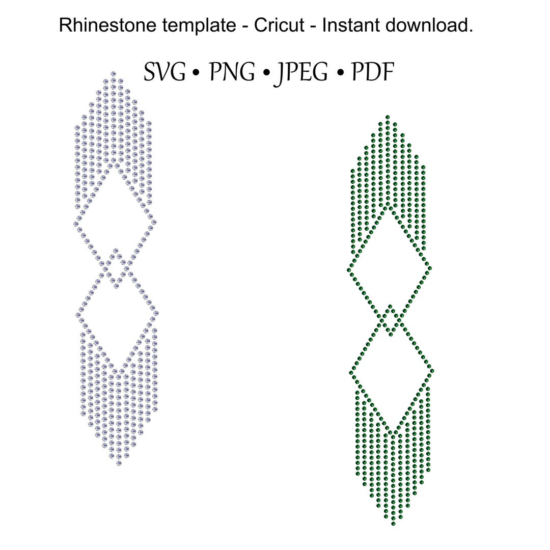 Rhinestone Template - SS6&SS10 Size - SVG - Instant Download - Etsy