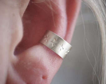 Star Ear Cuff - Sterling Silver