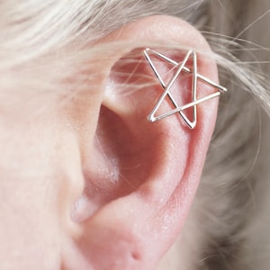 Star Earrings - Sterling Silver Studs