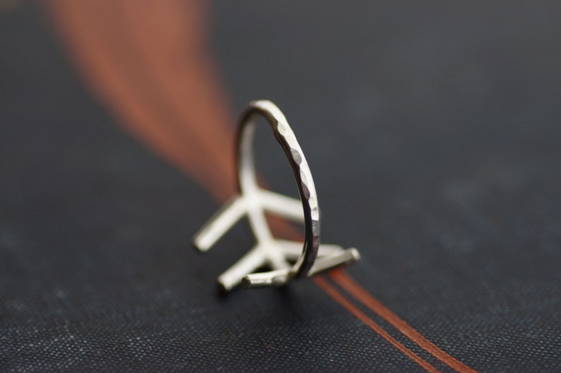 Arrow End Ring  Sterling Silver  Made to Order image 3