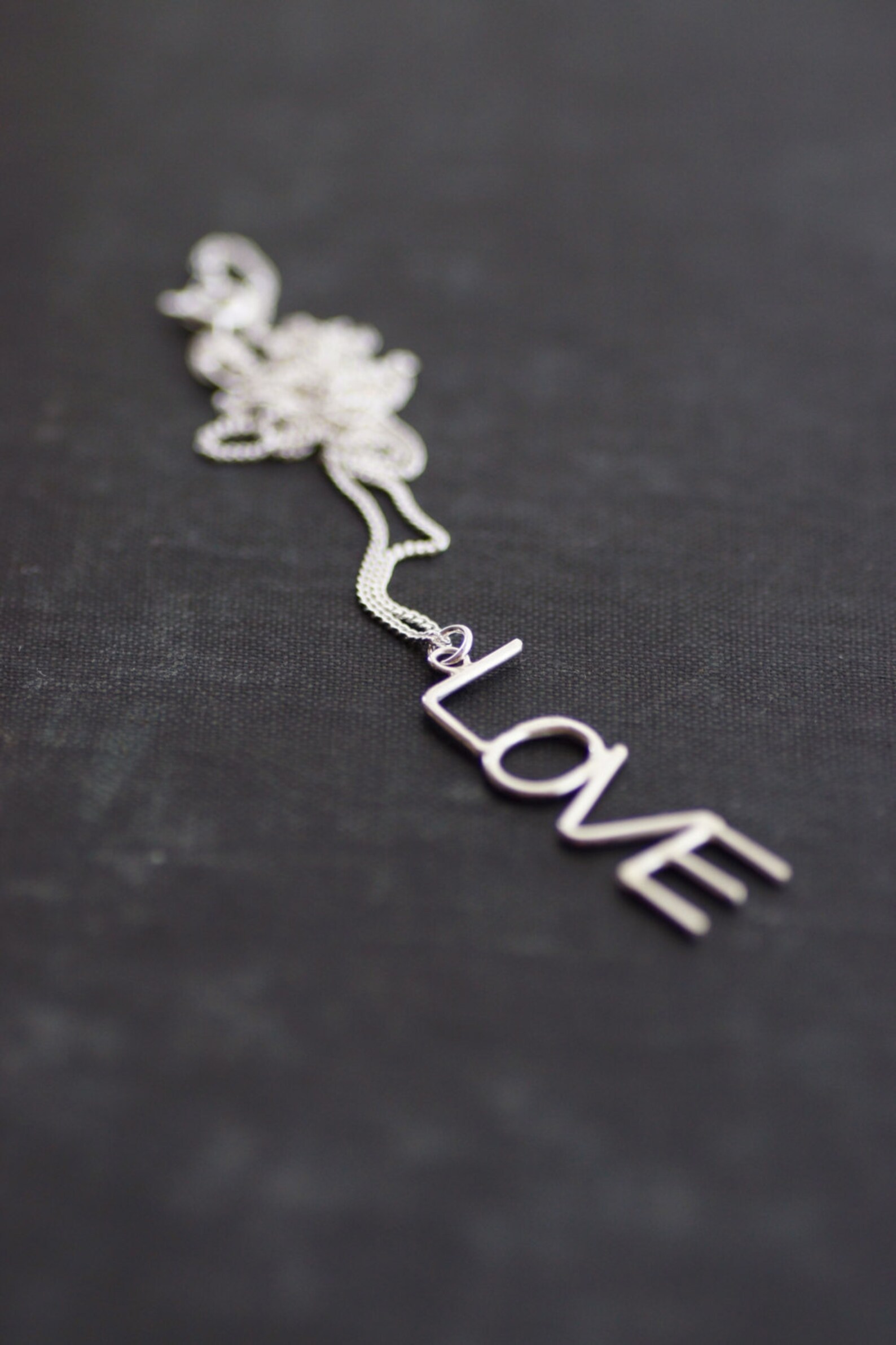 Love Charm Chain Necklace main image 1
