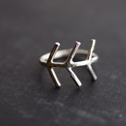 Arrow End Ring - Sterling Silver - Made to Order