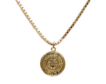 Rosetta  Vintage Coin Necklace