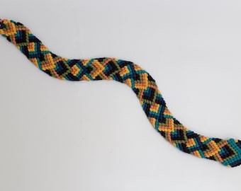 Macrame Snake Wall Hanging Table Decor Fiber Art