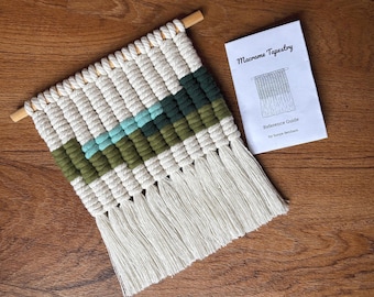 Macrame Tapestry Illustrated How-to Zine and Beginner Patterns Digital Downloads