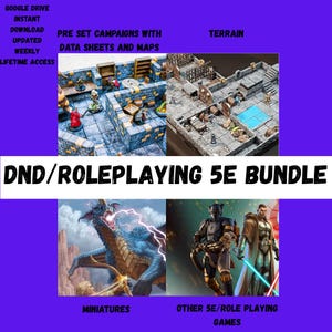 10GB bundle taster of the larger file listing l Grimdark roleplaying l Campaign l One Shot l Statues l Maps l High Quality l well organised