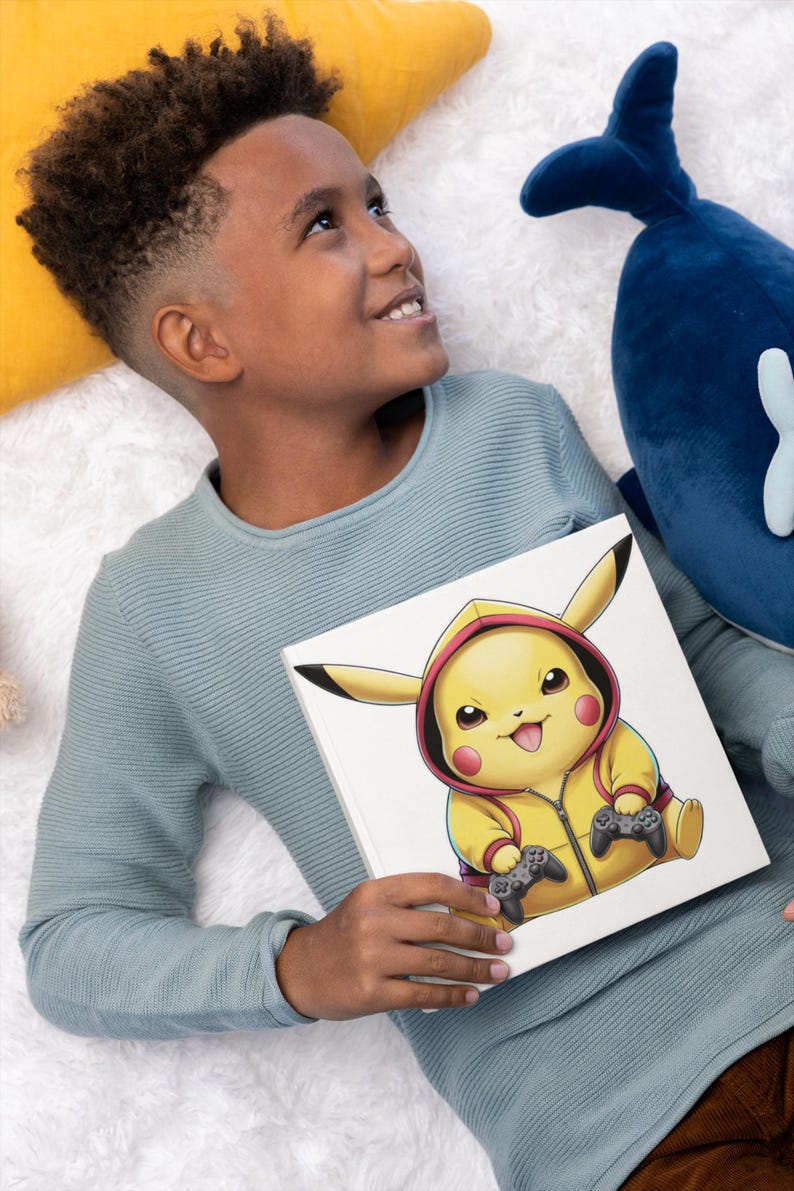 Pikachu Gamer Clipart, Pokémon Character PNG Collection, Pikachu Art ...