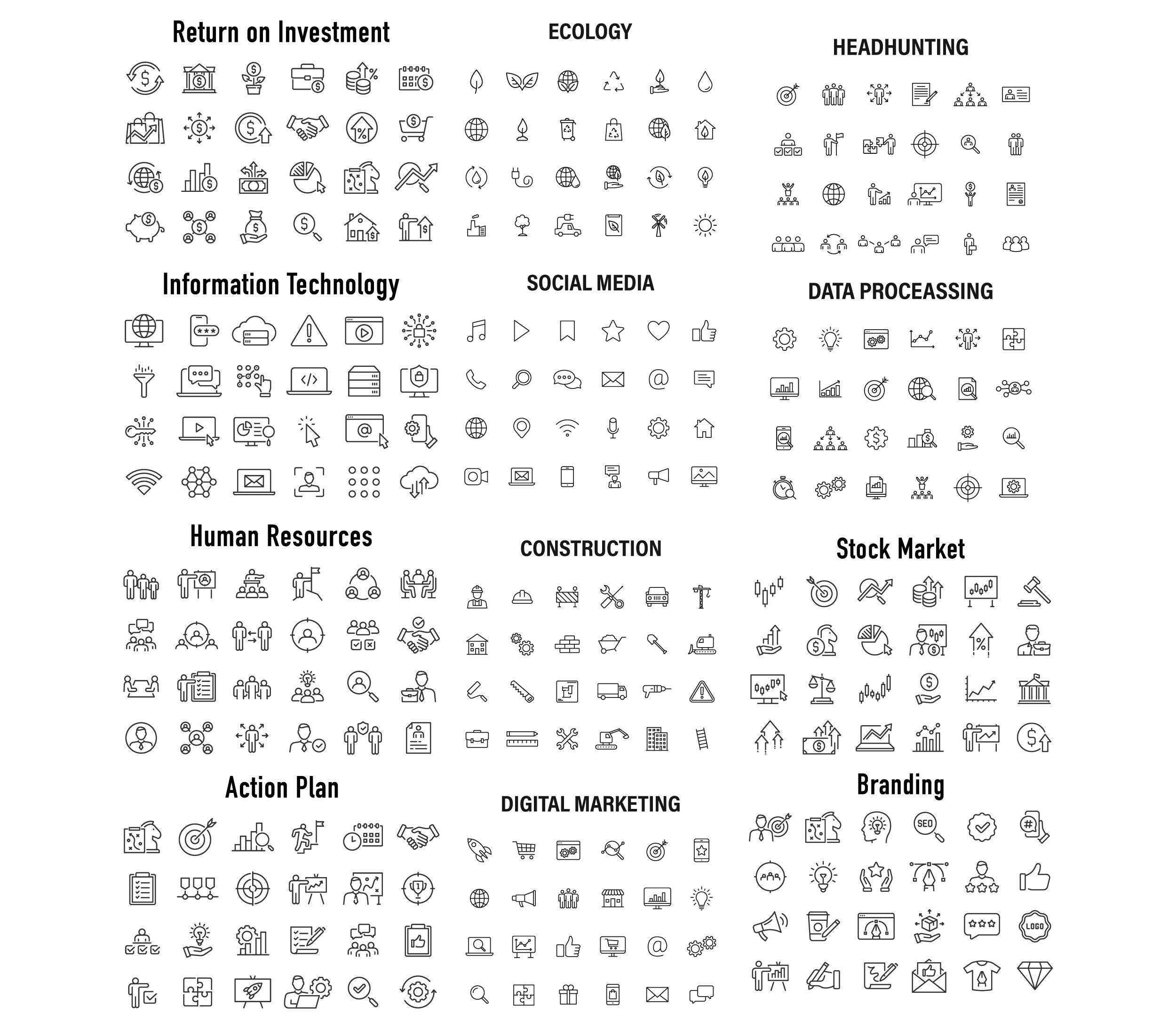 Mega Bundle of Icons Svg Png Psd, Icon Svg Png Psd, All Types of Icons ...