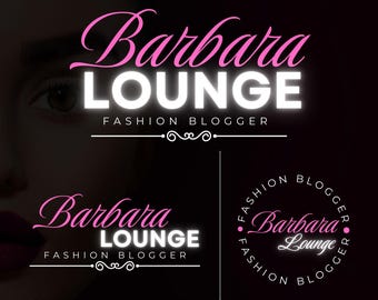 3 Logo Design Set, Logo Template, Lash Logo, Hair Logo, DIY Beauty Logo, Luxe Makeup Logo, Nails Logo, Premade Logo Design Custom