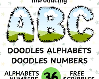 Doodle Letter Canva Frame Template | Sublimation Design | Custom Fill Pattern | Font Canva Frame | Fill in Alphabet | Canva Frame Monogram