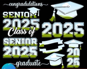 Graduation 2025 Canva Frames | Easy Drag and Drop Canva Template | Digital Download | Create Your Own Graduation Design | Class of 2025